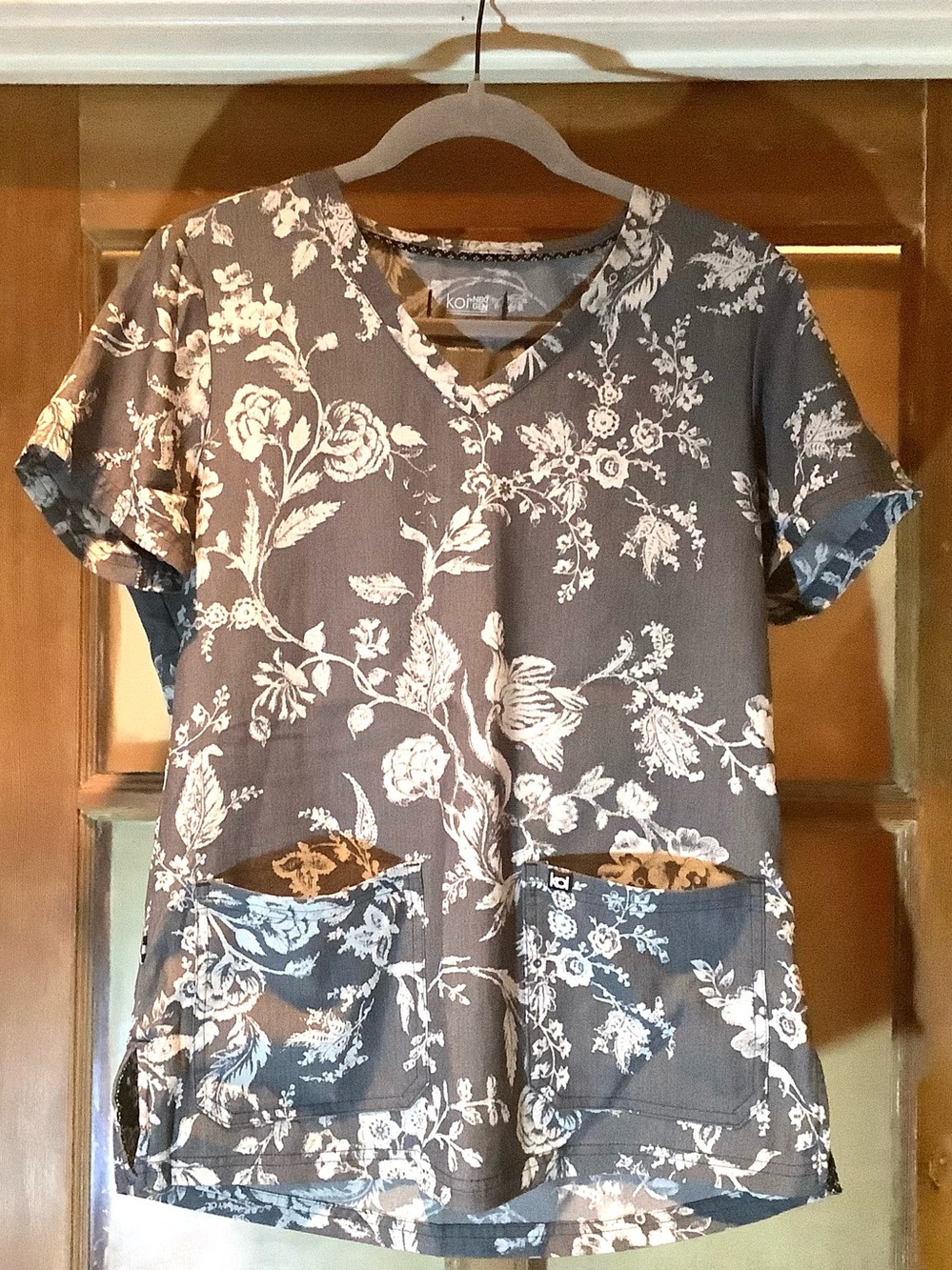 Koi Scrub Top